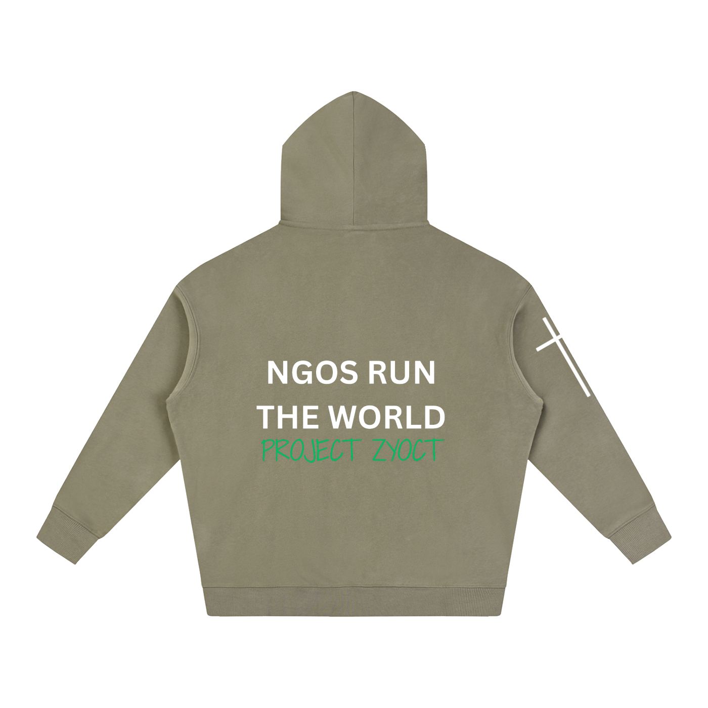 "NGOs Run the World" Oversize Hoodie