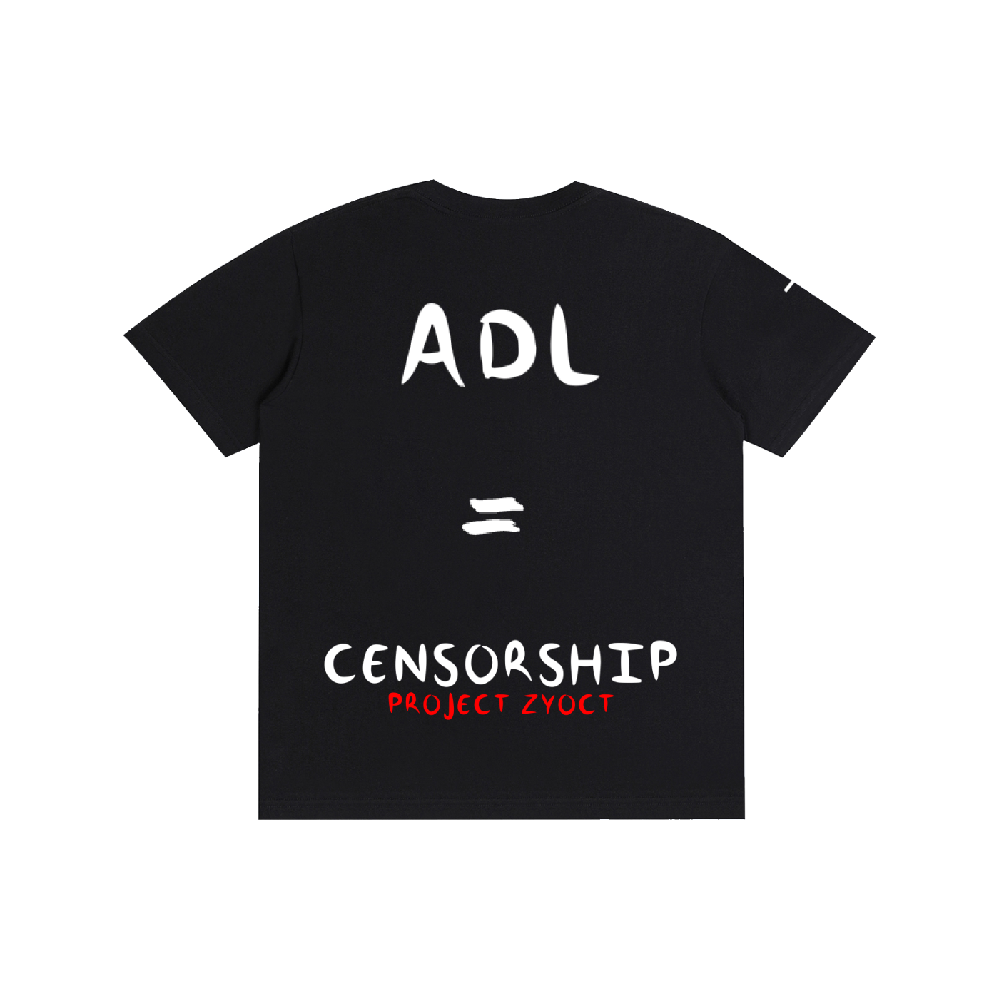 "ADL = Censorship" Cotton T-Shirt