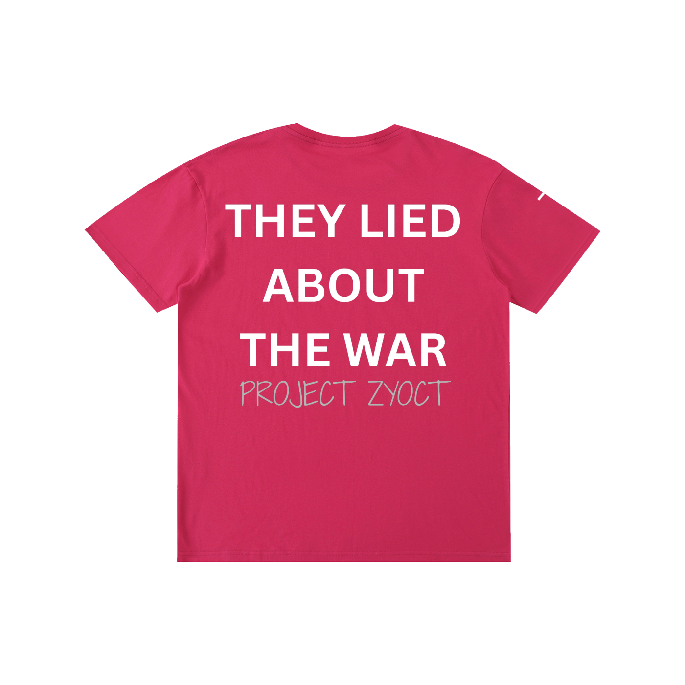 "They Lied About the War" Cotton T-Shirt