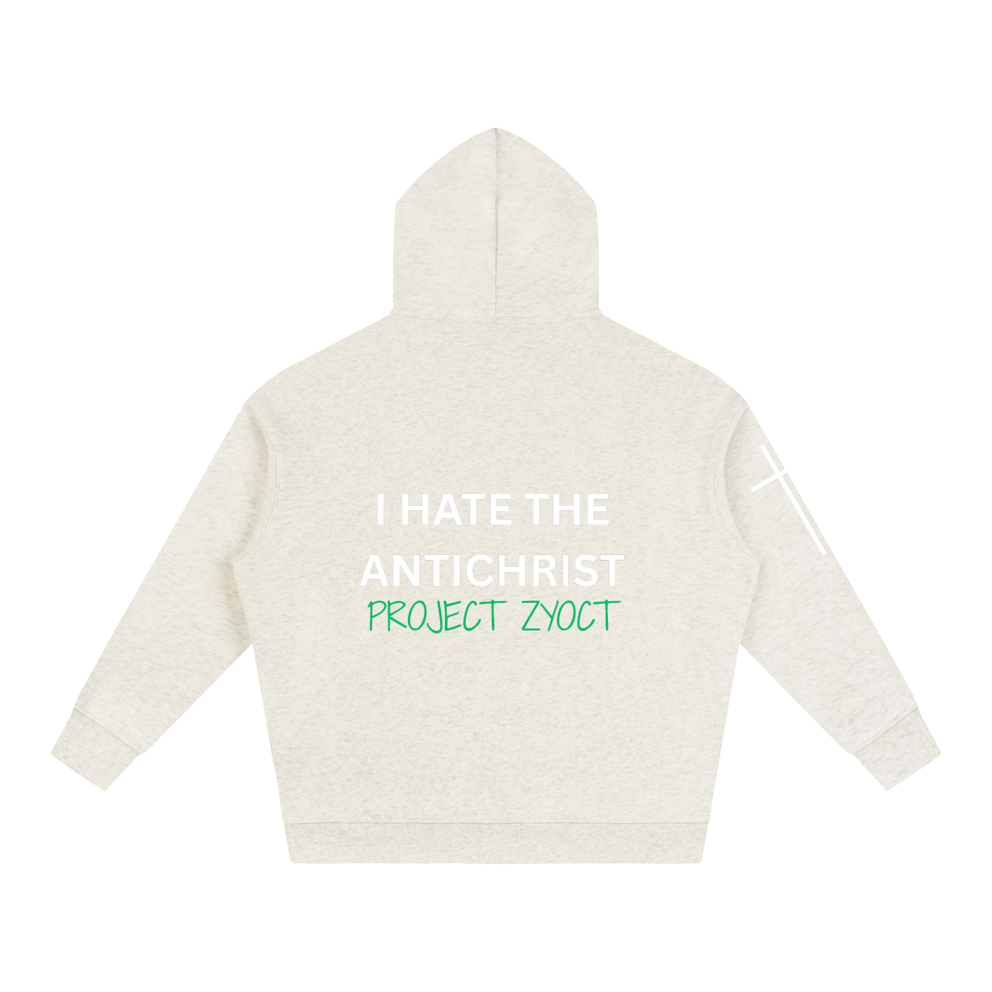 "I Hate the Antichrist" Oversize Hoodie