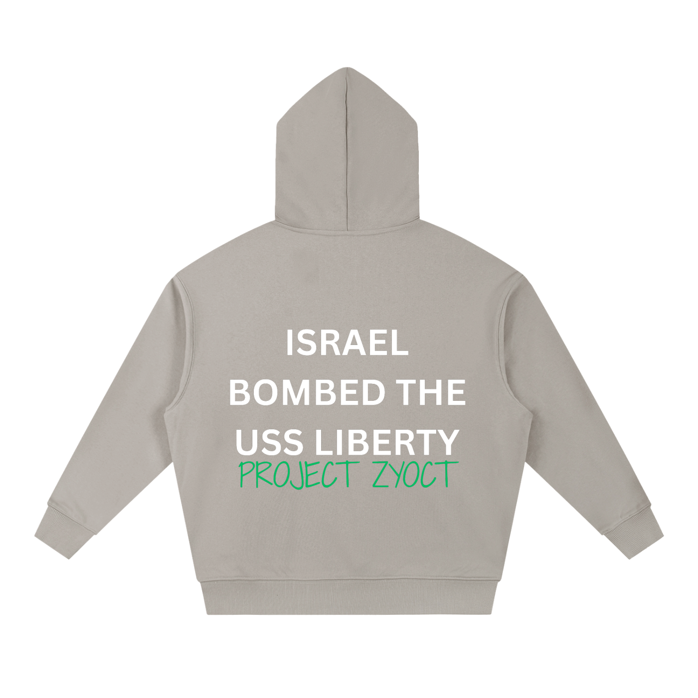 "Israel Bombed the USS Liberty" Heavyweight Hoodie
