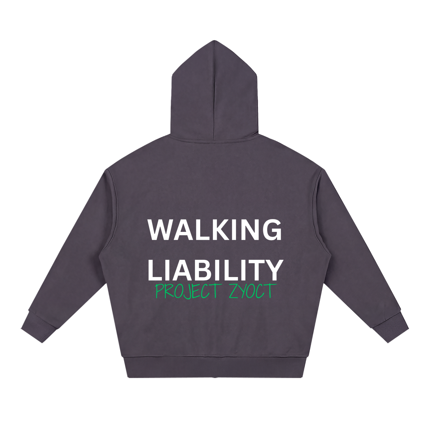 "Walking Liability" Full Zip Hoodie