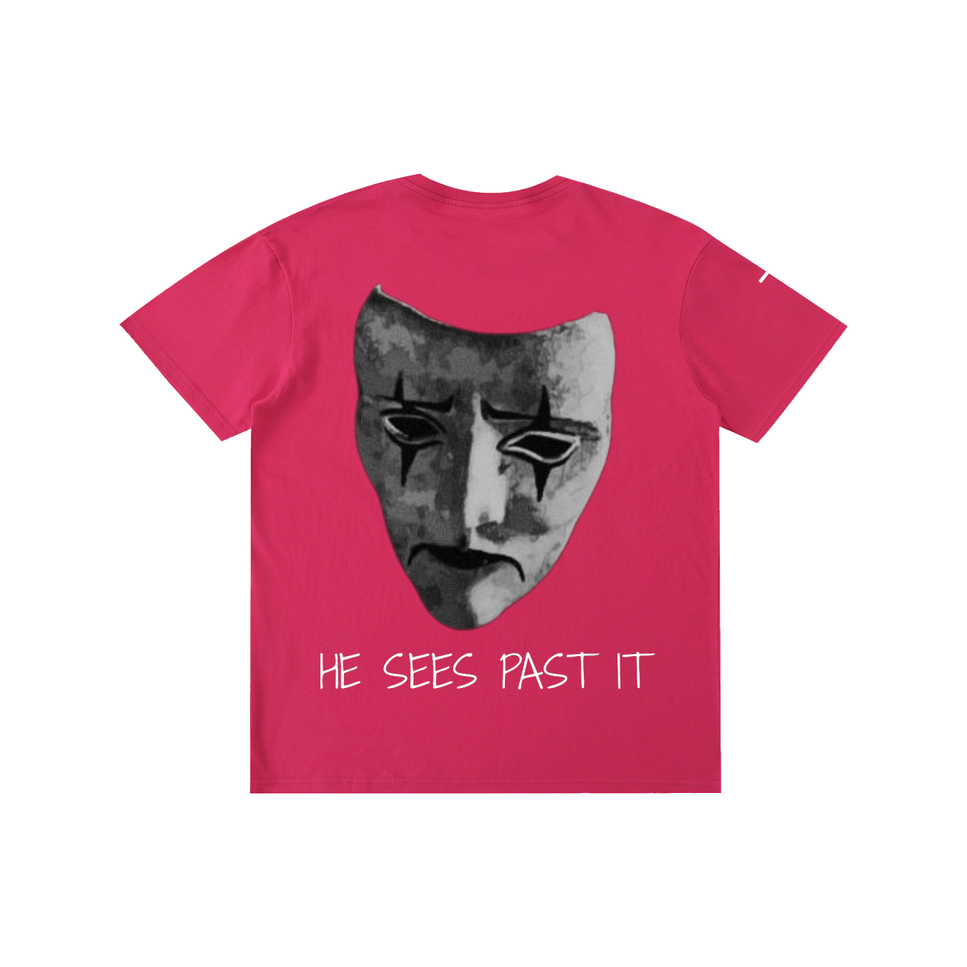 "He Sees Past It" Cotton T-Shirt
