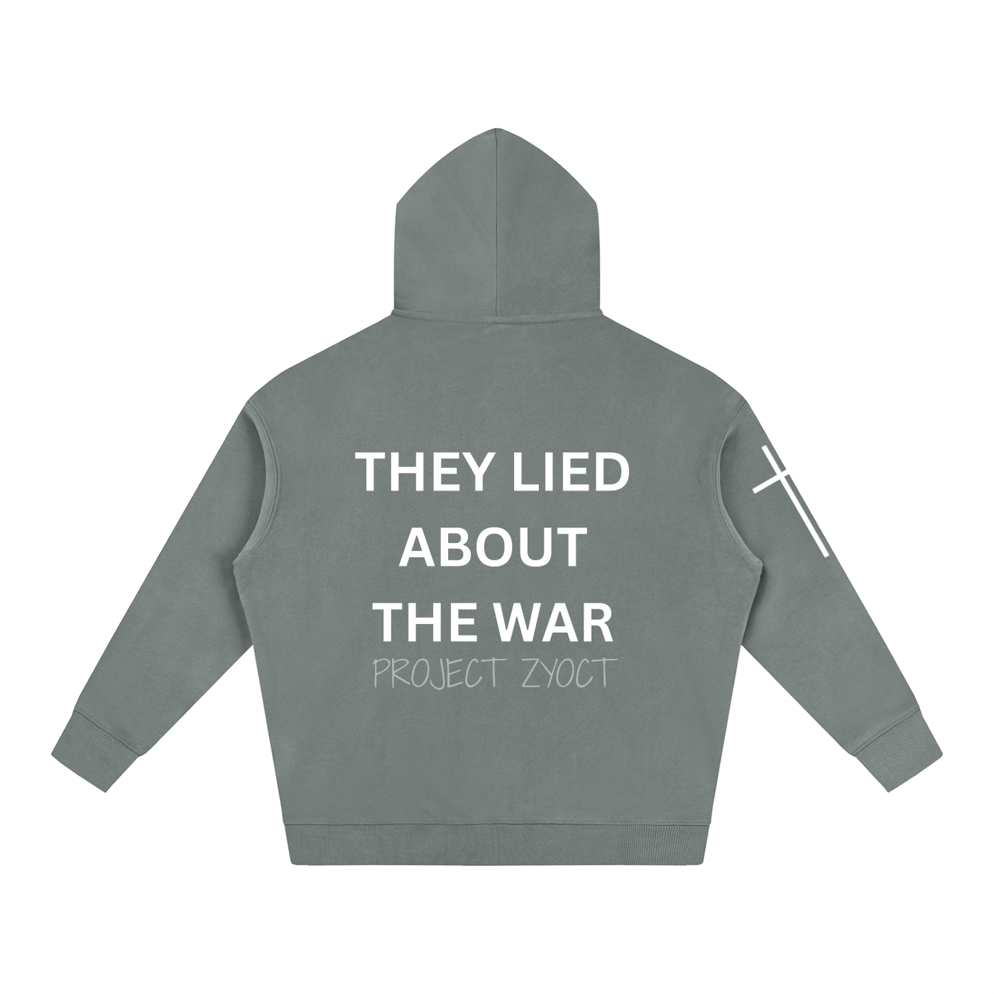"They Lied About the War" Oversize Hoodie