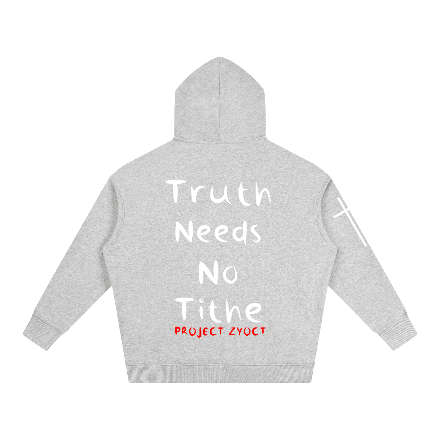 "Truth Needs No Tithe" Oversize Hoodie