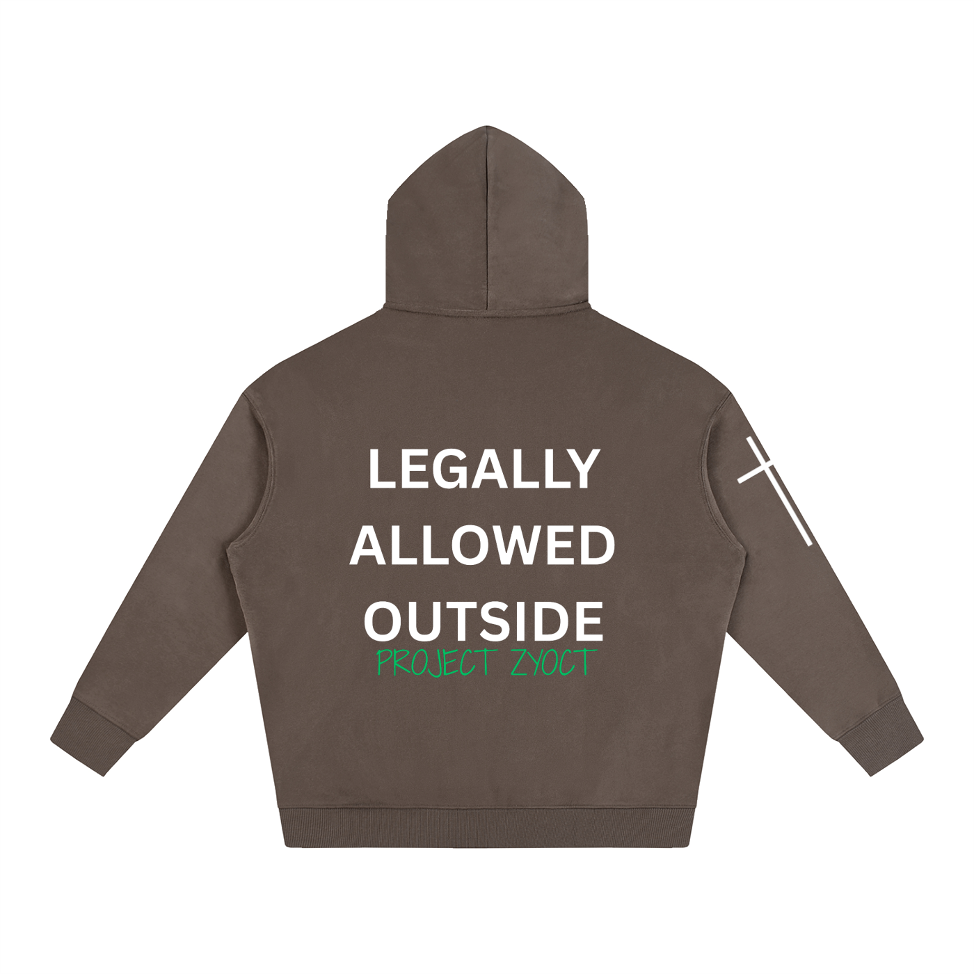 "Legally Allowed Outside" Oversize Hoodie