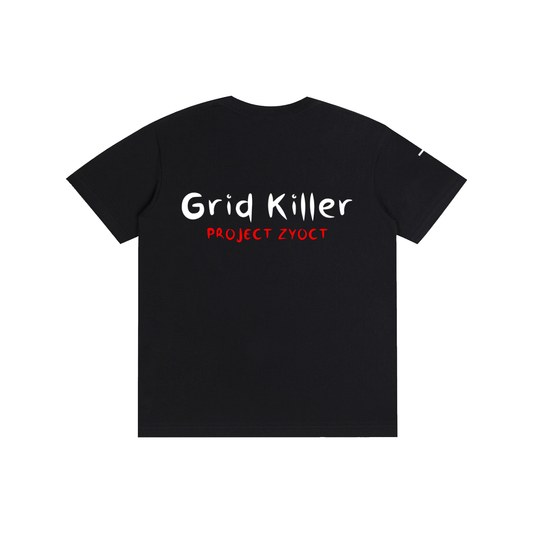 "Grid Killer" Cotton T-Shirt