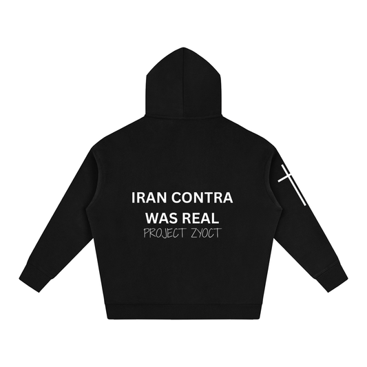 "Iran Contra Was Real" Oversize Hoodie