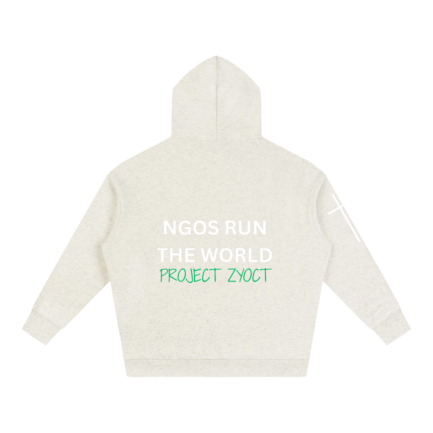 "NGOs Run the World" Oversize Hoodie