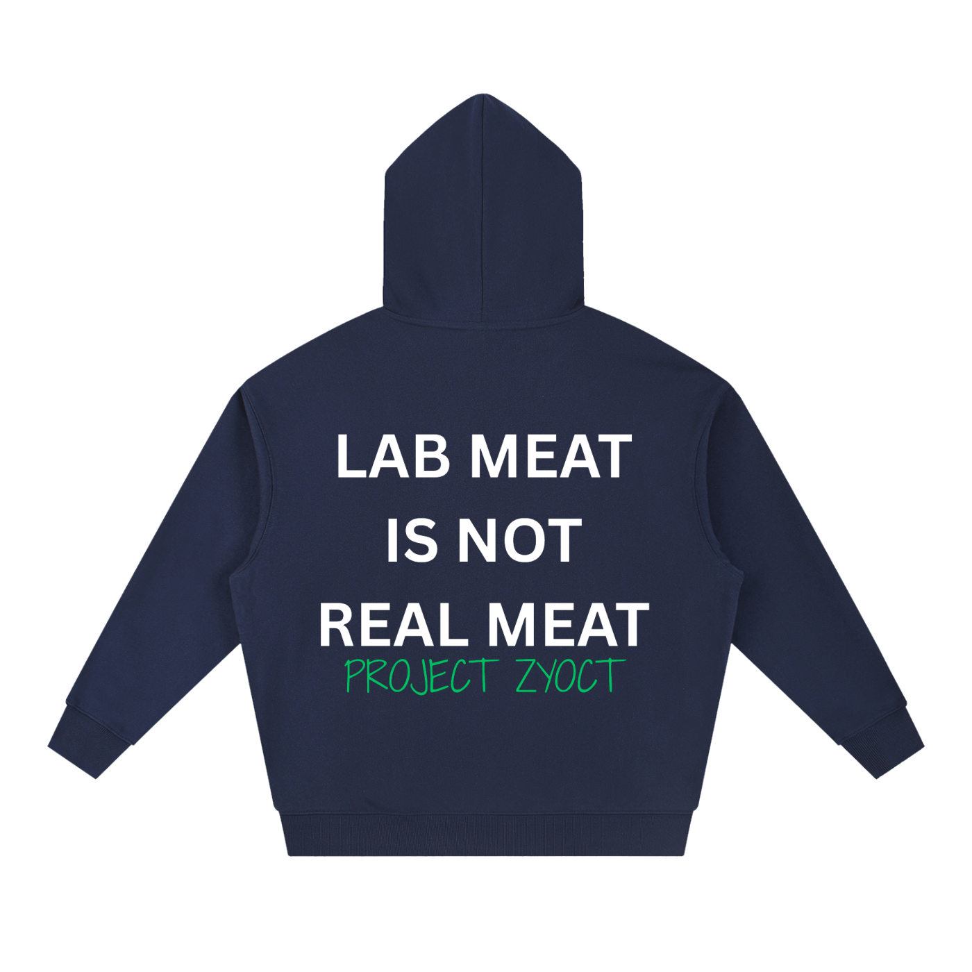 "Lab Meat is Not Real Meat" Heavyweight Hoodie