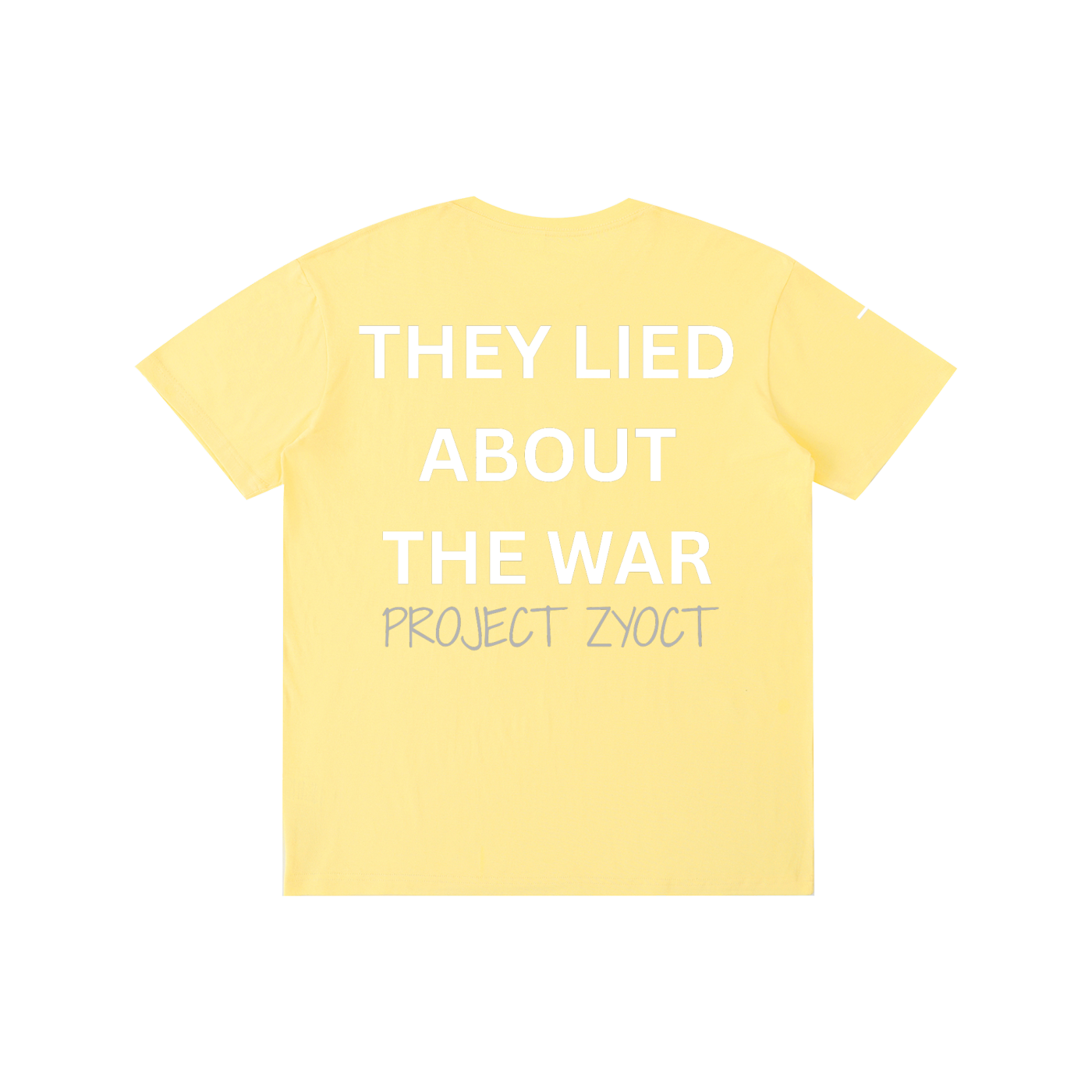 "They Lied About the War" Cotton T-Shirt