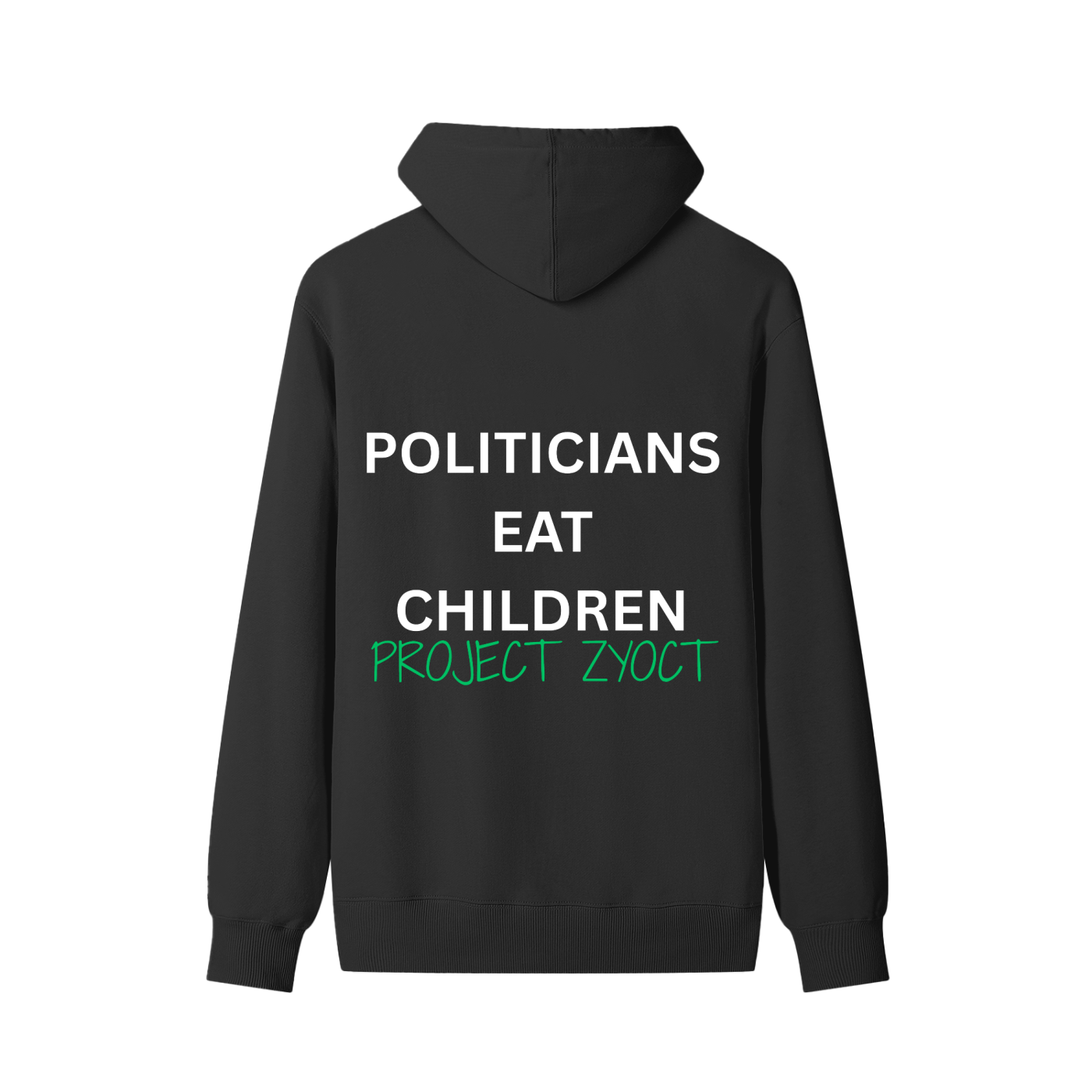"Politicians Eat Children" Classic Cotton Hoodie