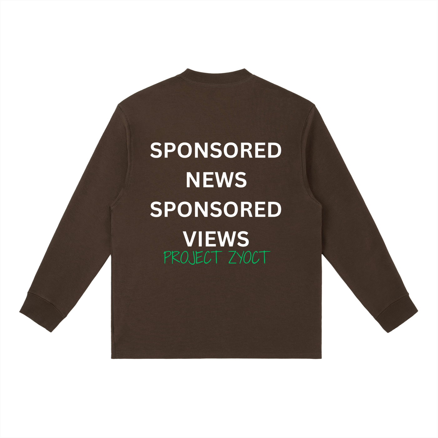 "Sponsored News Sponsored Views" Long Sleeve