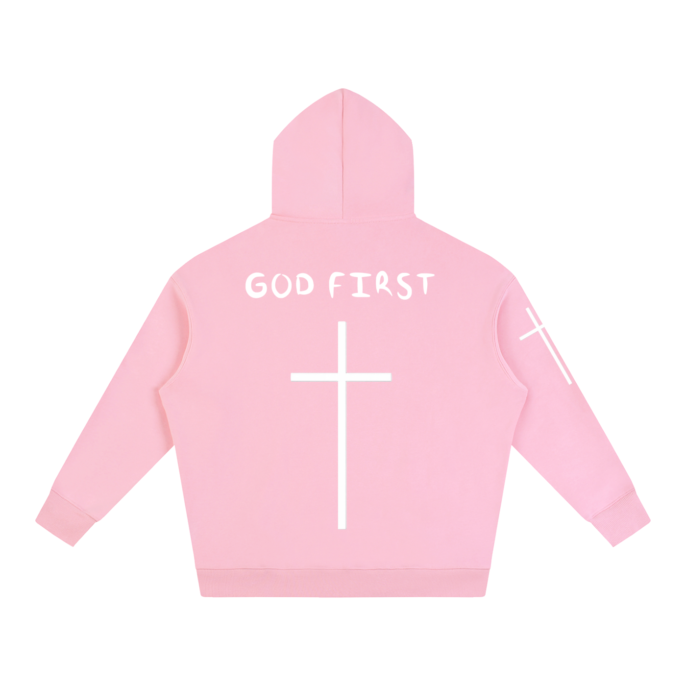 "GOD FIRST" Oversize Hoodie