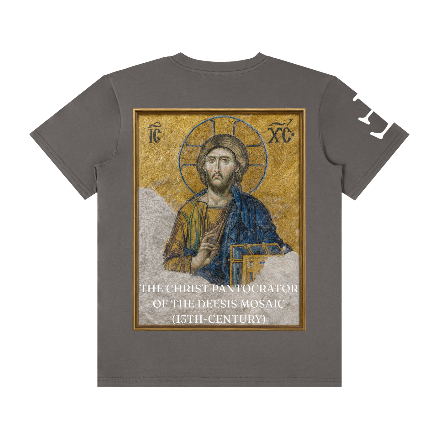 The Christ Pantocrator of the Deesis mosaic (13th-century) T-Shirt