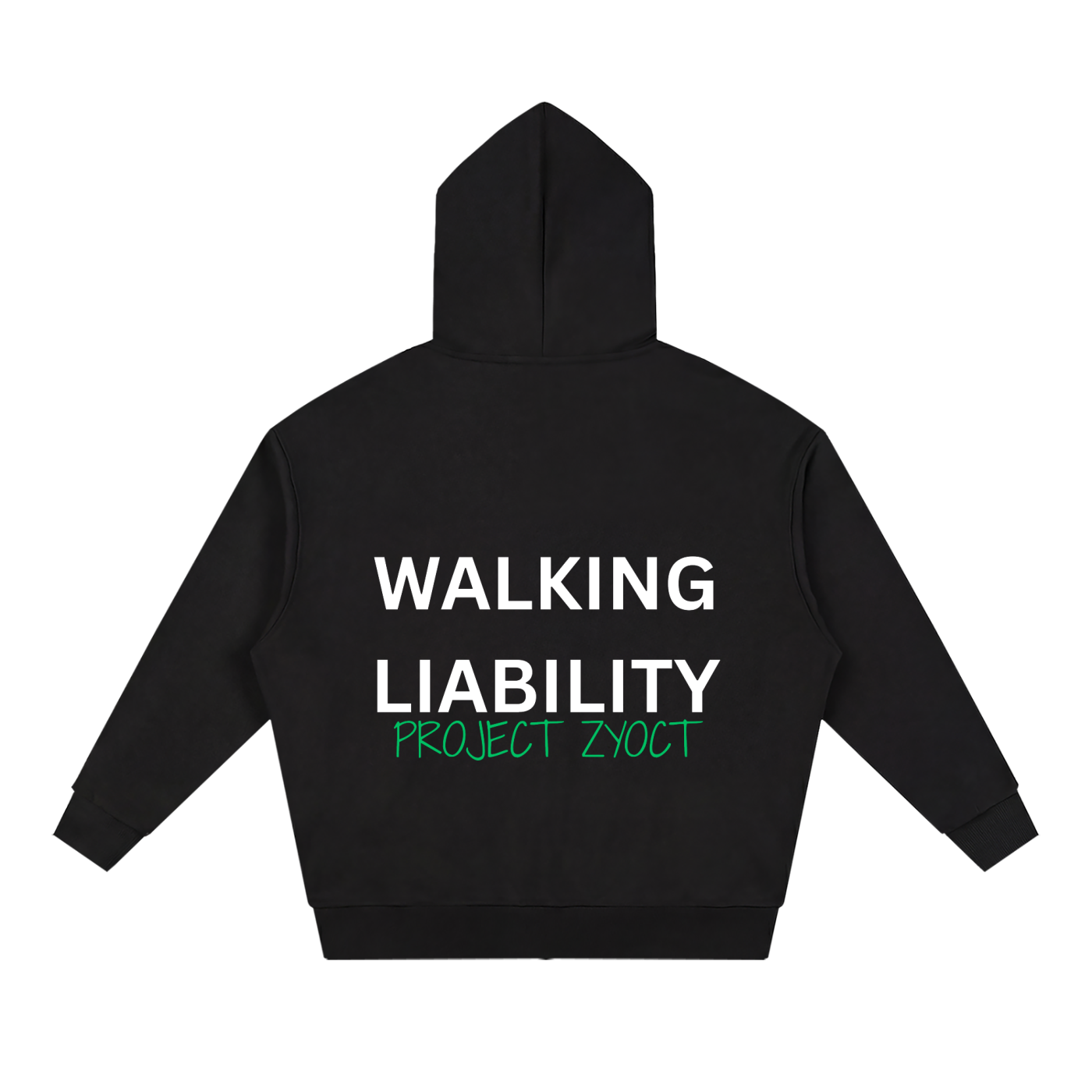 "Walking Liability" Full Zip Hoodie