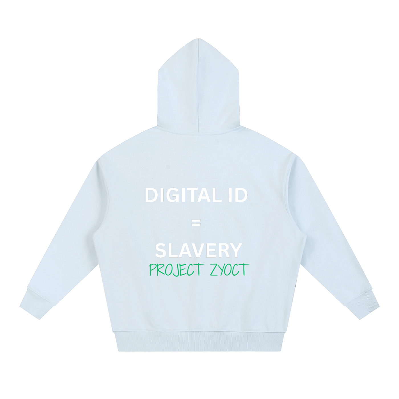 "Digital ID = Slavery" Heavyweight Hoodie