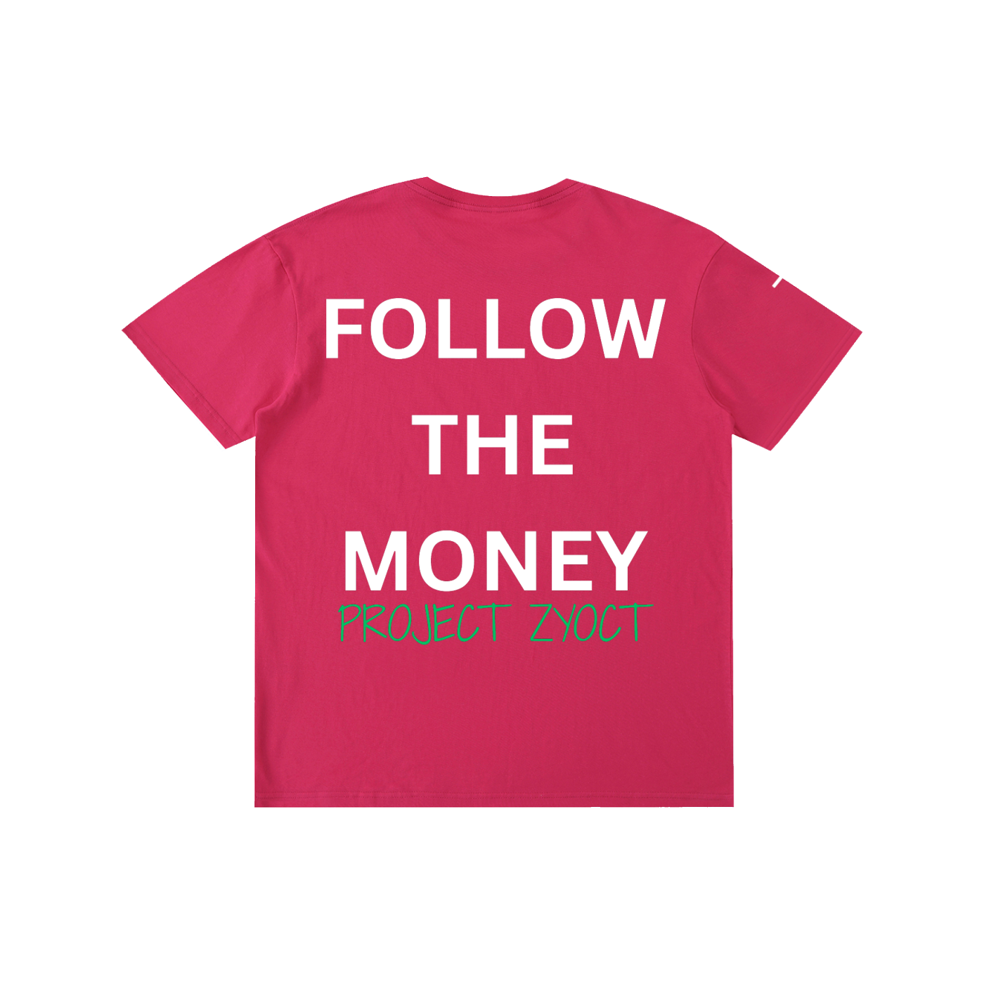 "Follow the Money" Cotton T-Shirt