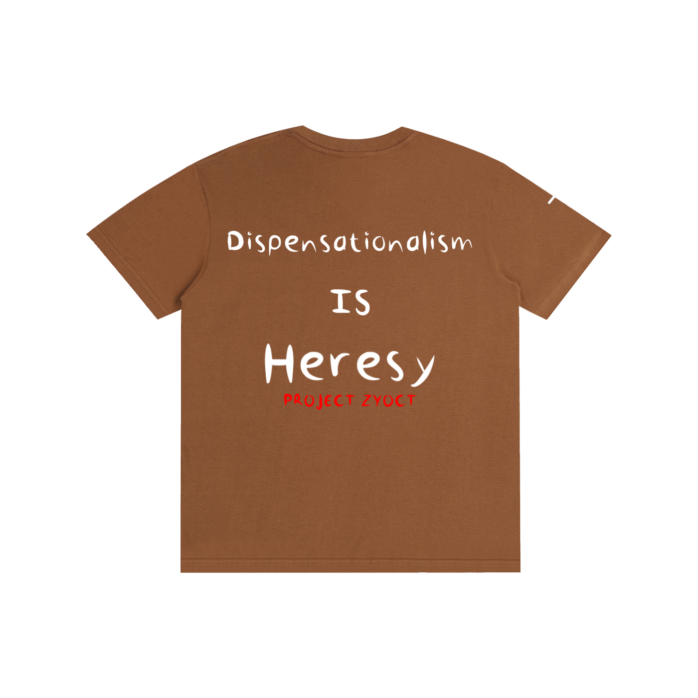 "Dispensationalism IS Heresy" Cotton T-Shirt