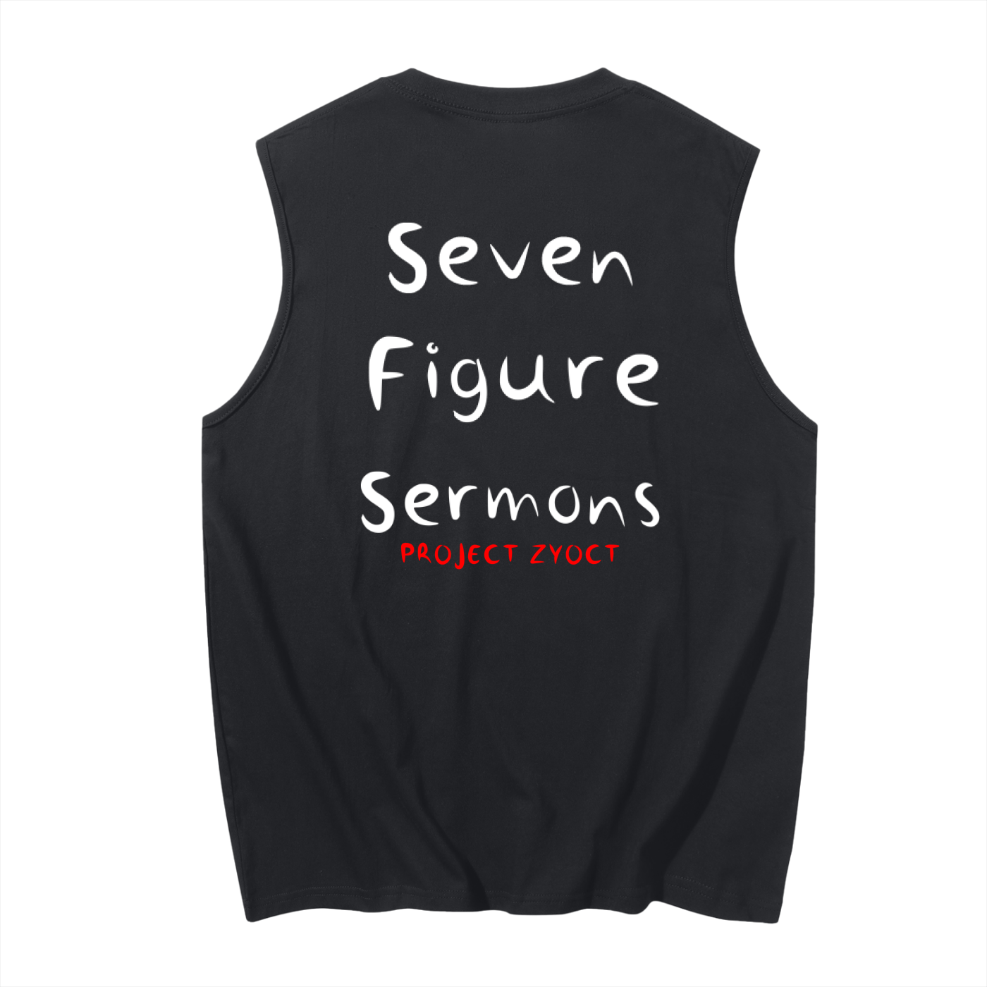 "Seven Figure Sermons" Cotton Tank Top