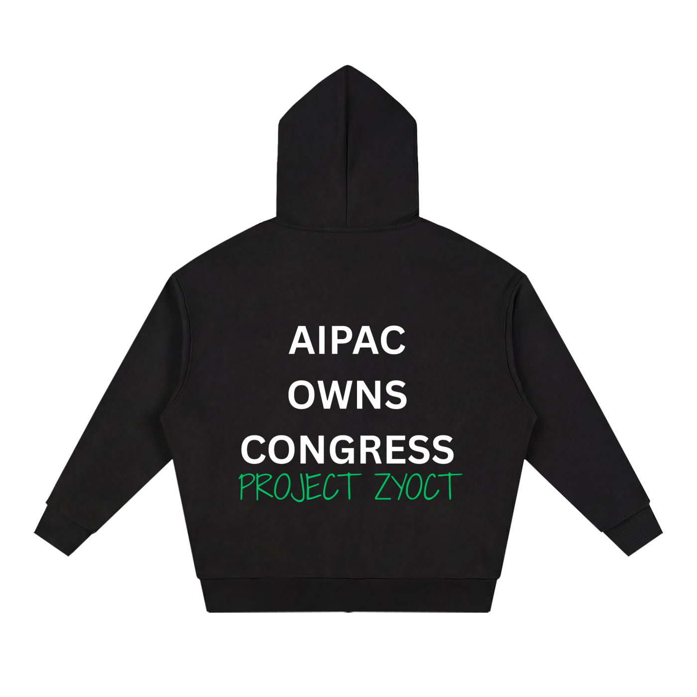 "AIPAC Owns Congress" Full Zip Hoodie