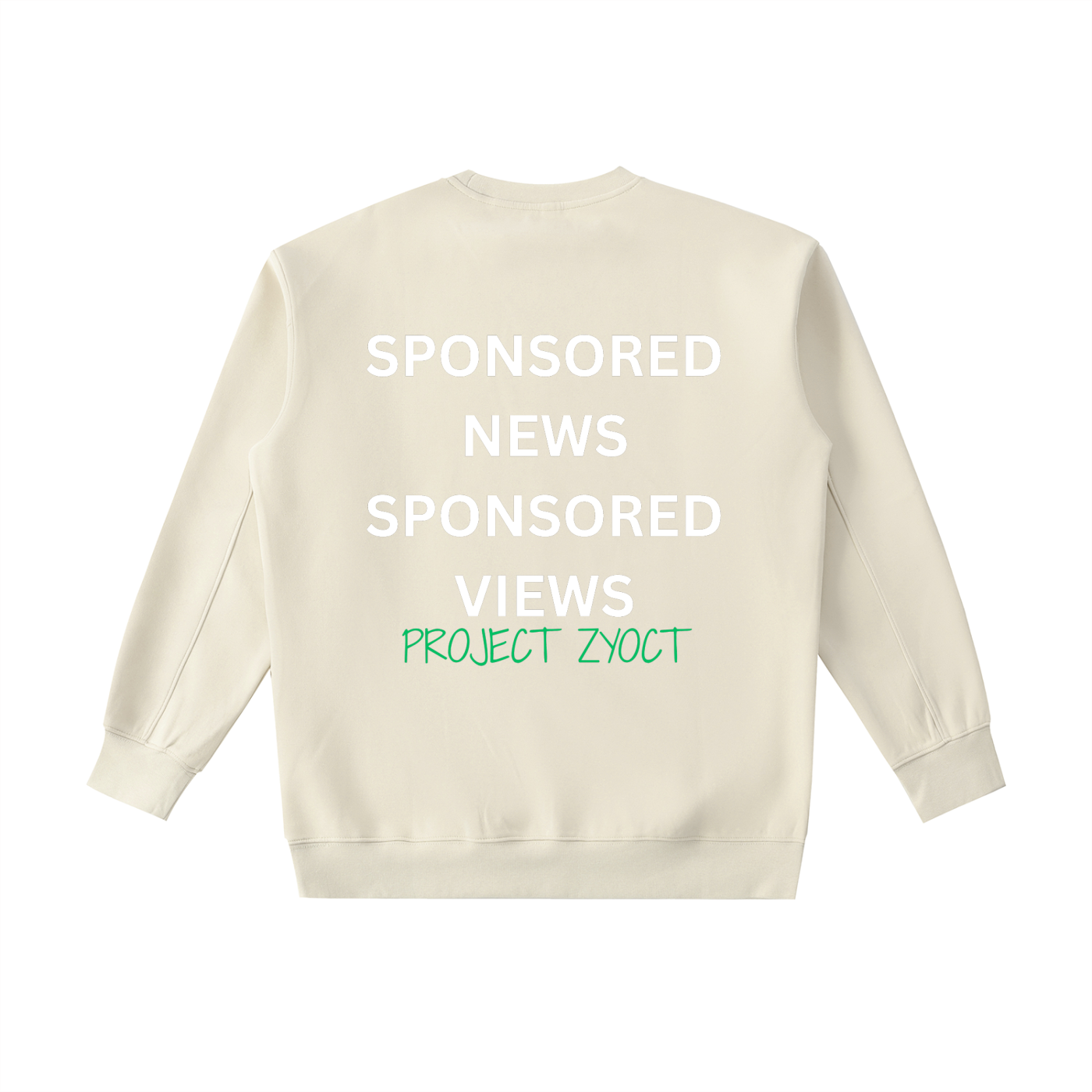 "Sponsored News Sponsored Views" Heavyweight Sweatshirt