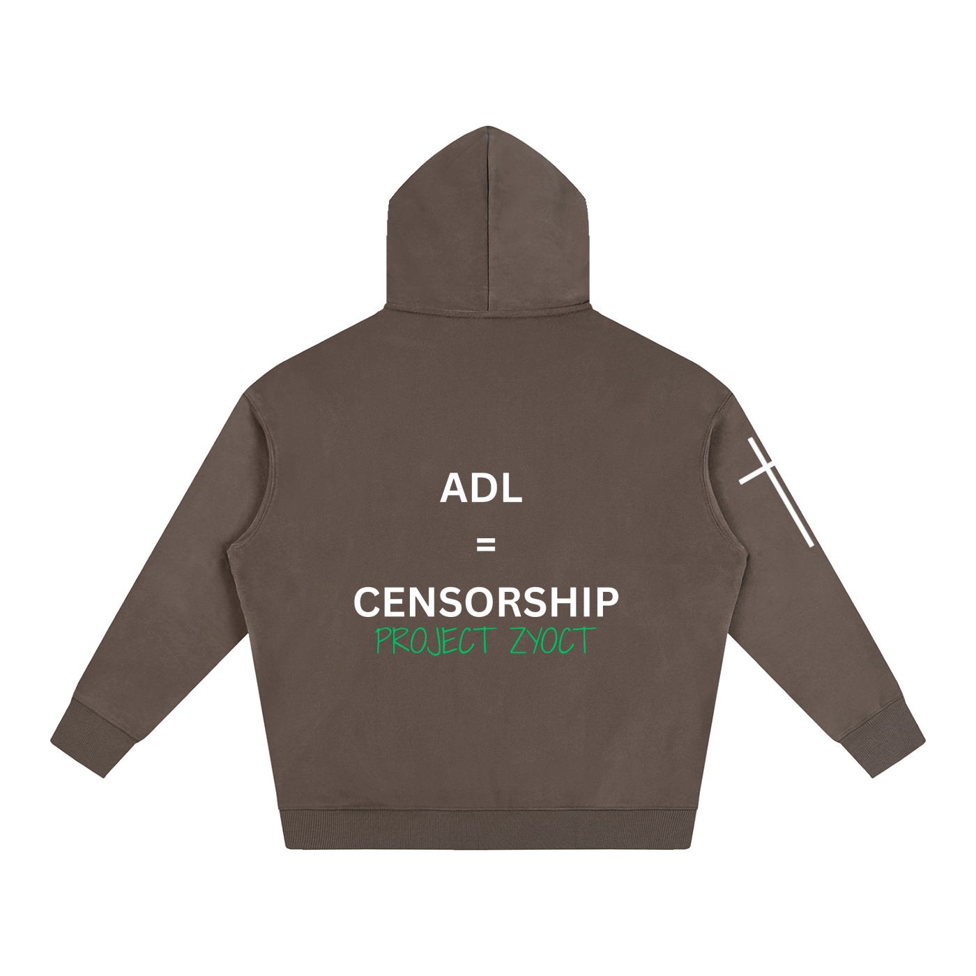 "ADL = Censorship" Oversize Hoodie