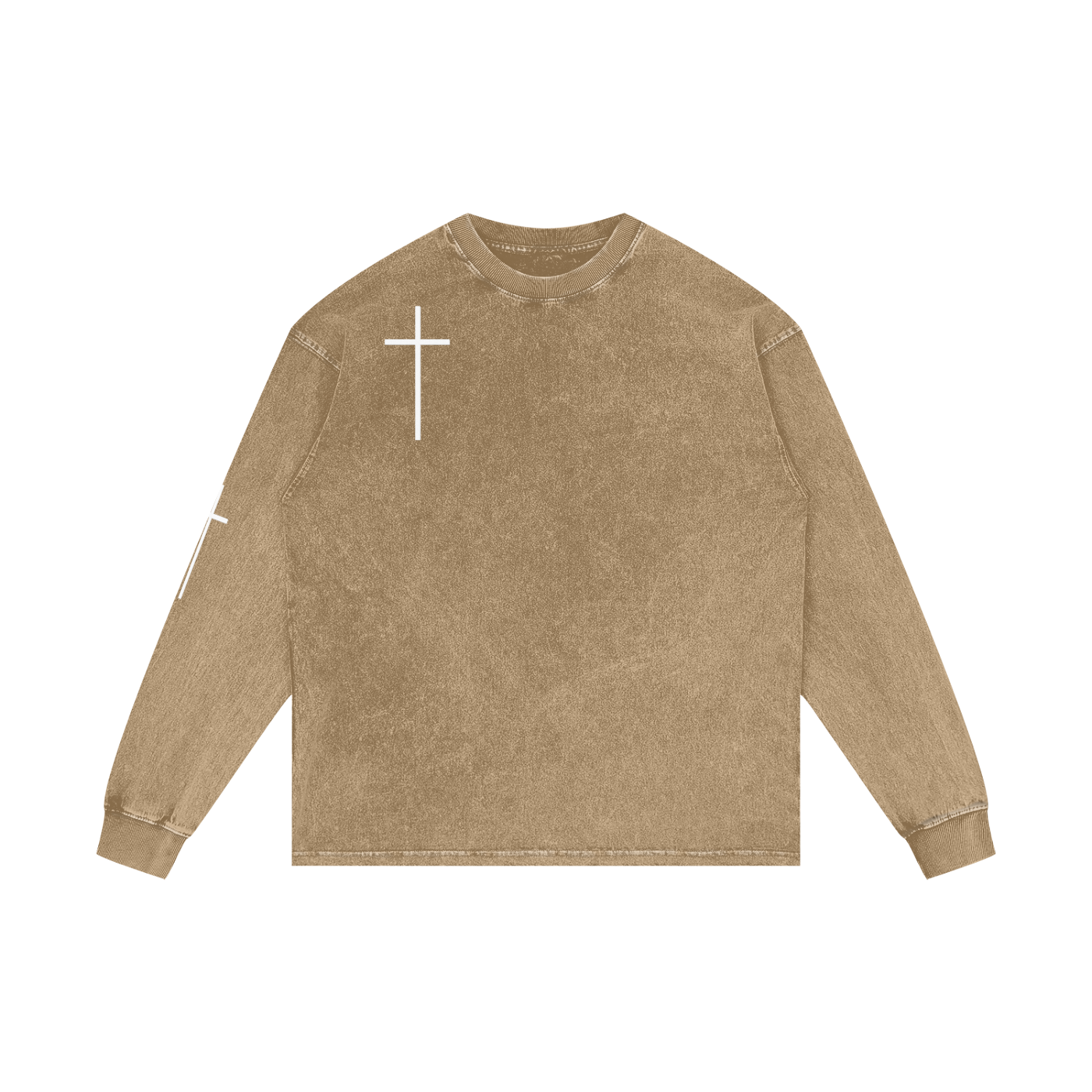 "Say No to Data Centers" Acid Wash Long Sleeve