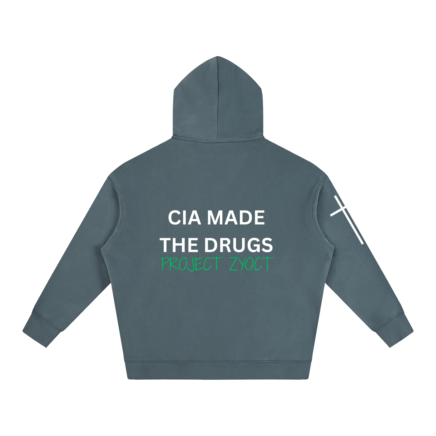 "CIA Made the Drugs" Oversize Hoodie