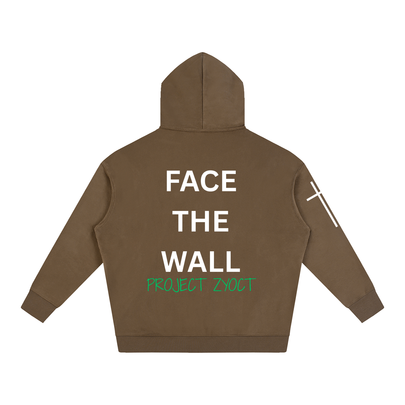 "Face the Wall" Oversize Hoodie