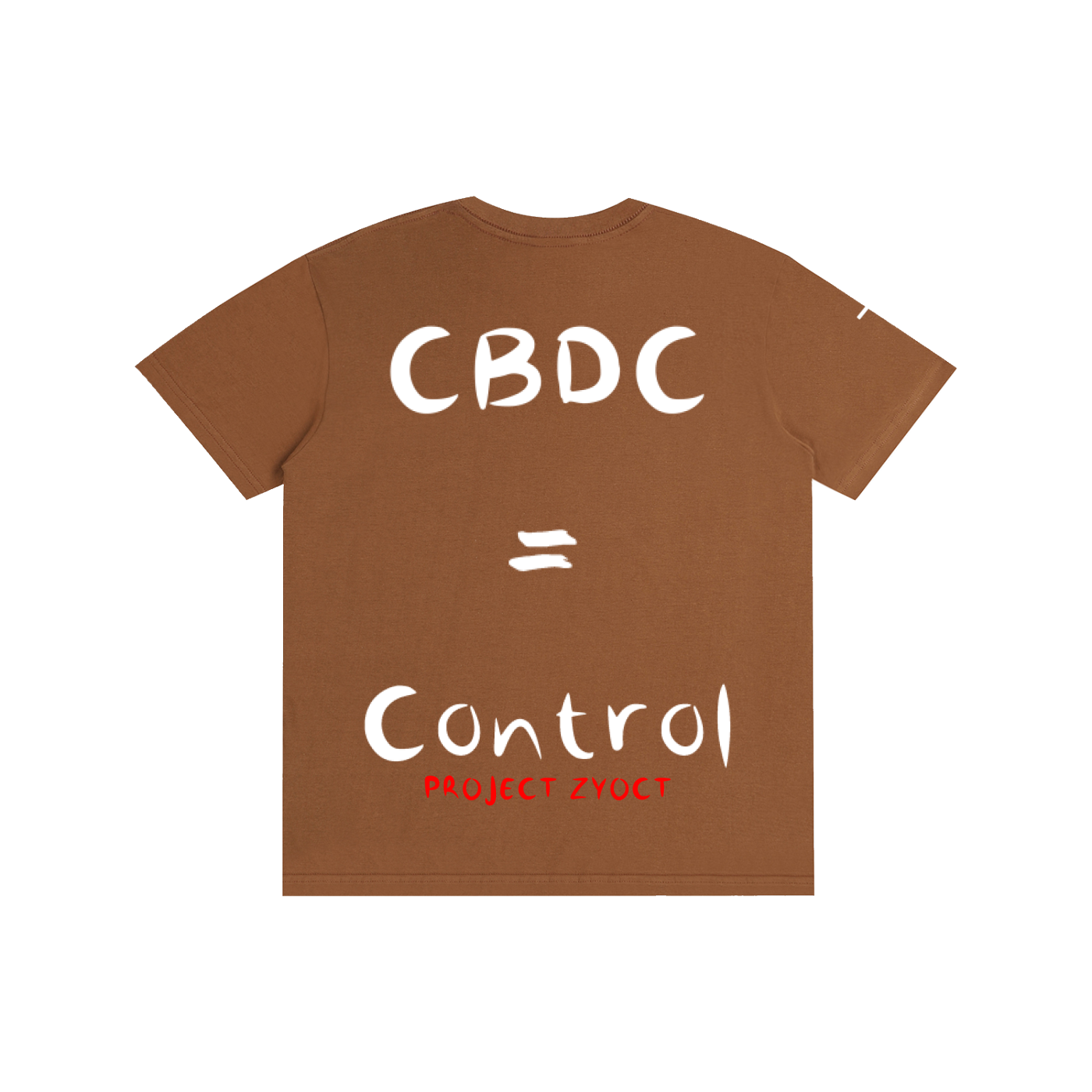 "CBDCs = Control" Cotton T-Shirt