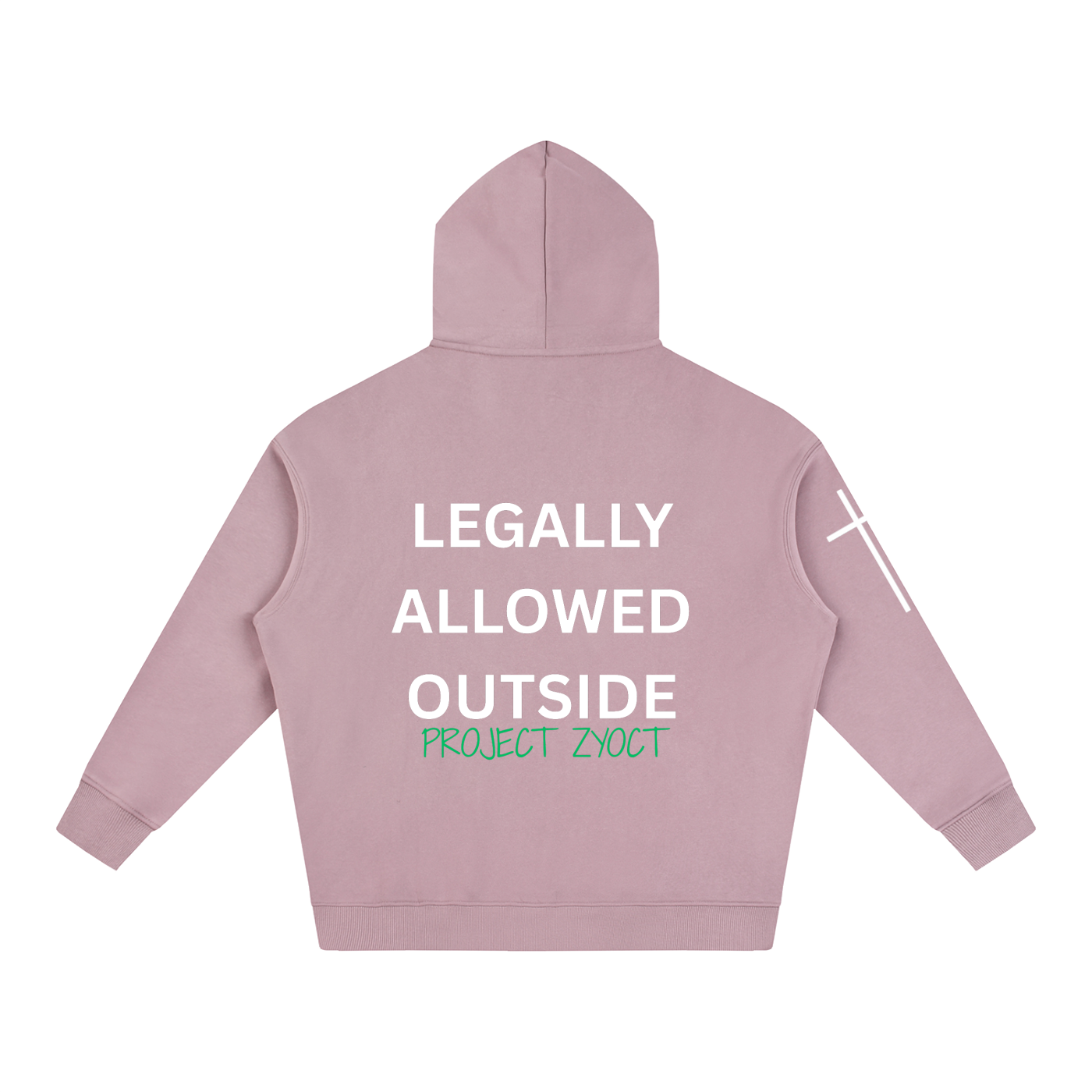 "Legally Allowed Outside" Oversize Hoodie