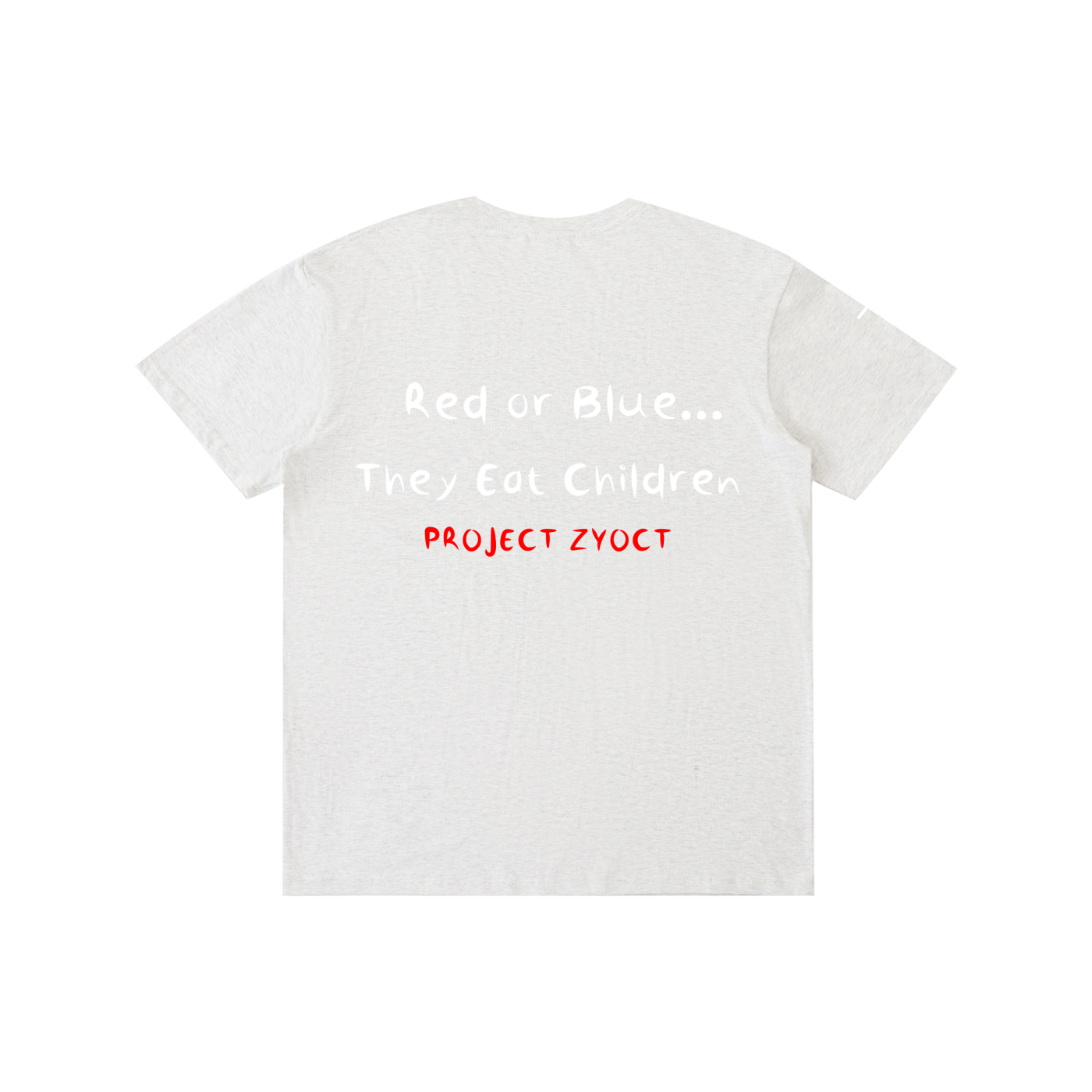 "Red or Blue... They Eat Children" Cotton T-Shirt