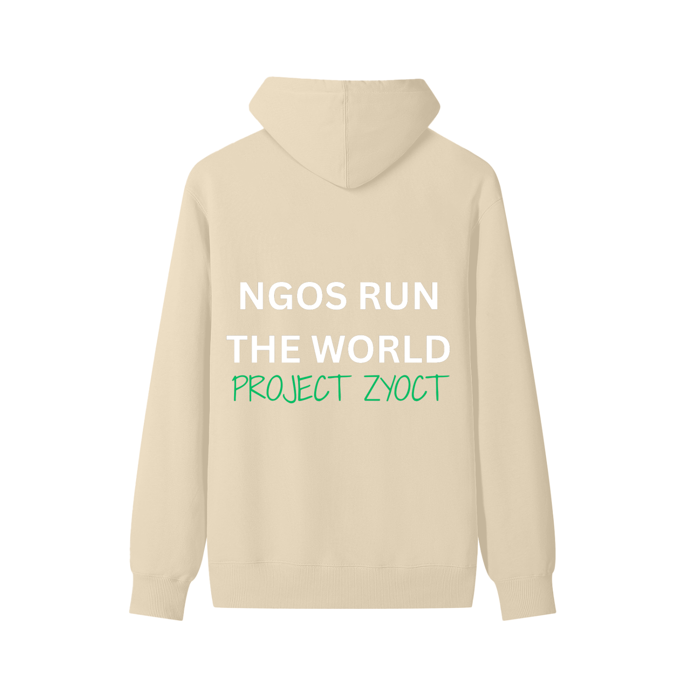 "NGOs Run the World" Classic Cotton Hoodie