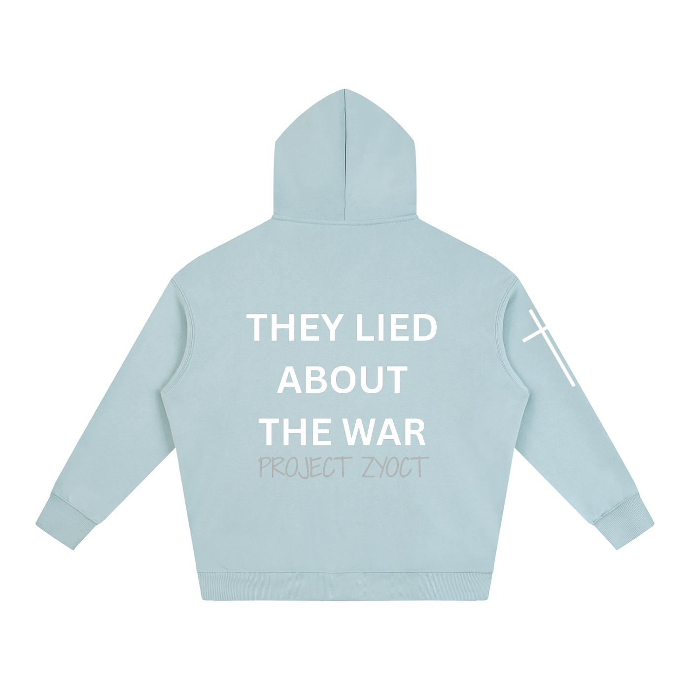 "They Lied About the War" Oversize Hoodie