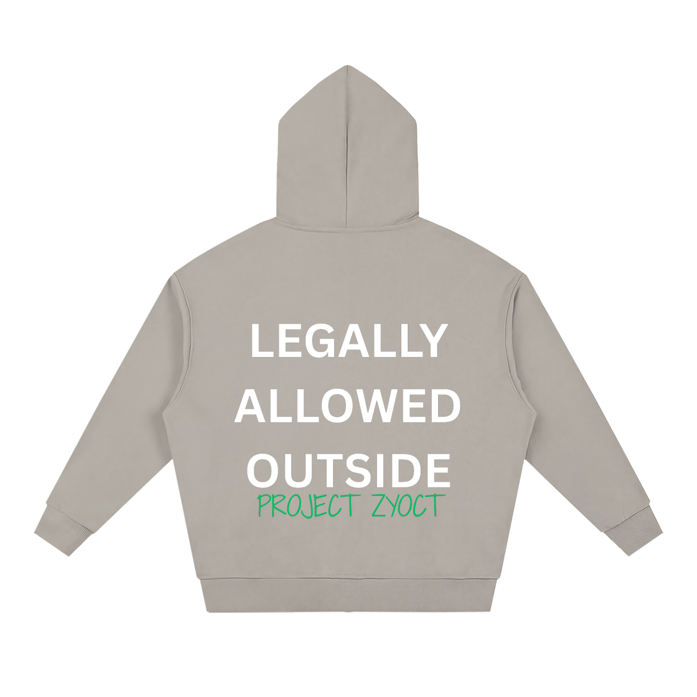 "Legally Allowed Outside" Full Zip Hoodie