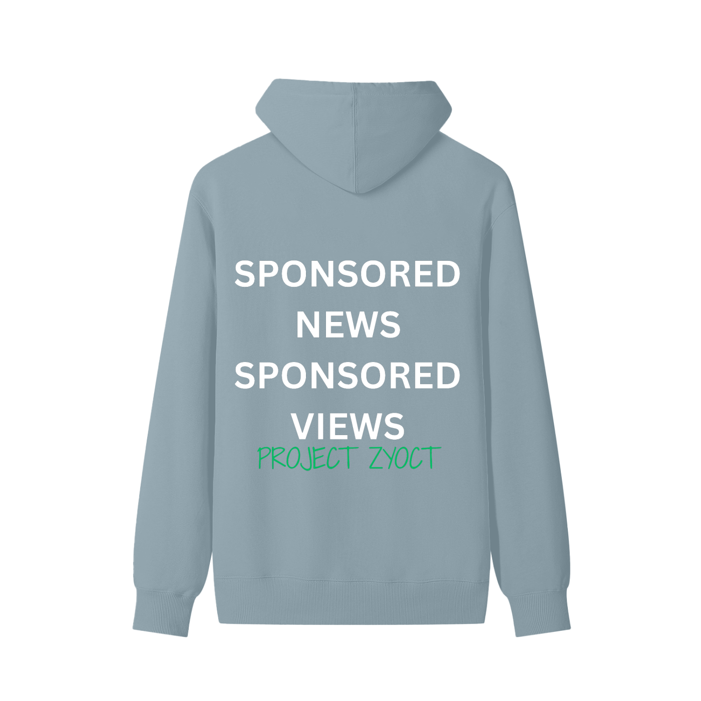 "Sponsored News Sponsored Views" Classic Cotton Hoodie