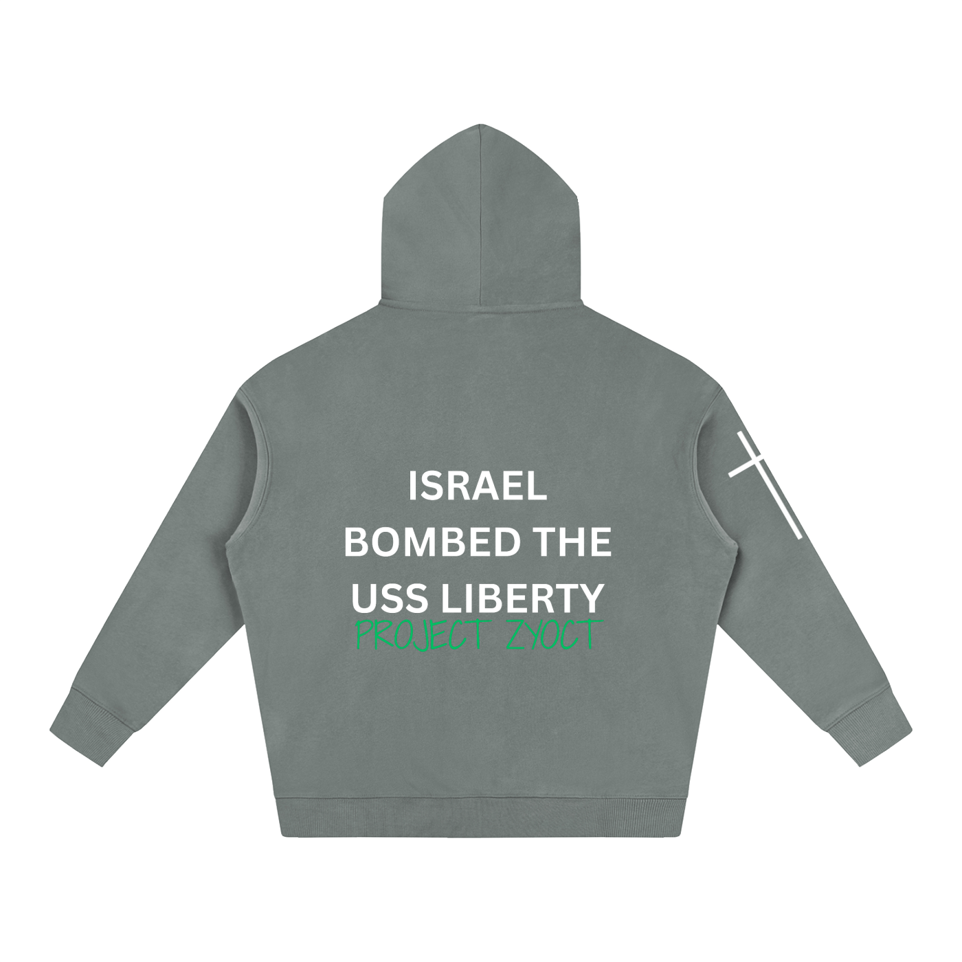 "Israel Bombed the USS Liberty" Oversize Hoodie
