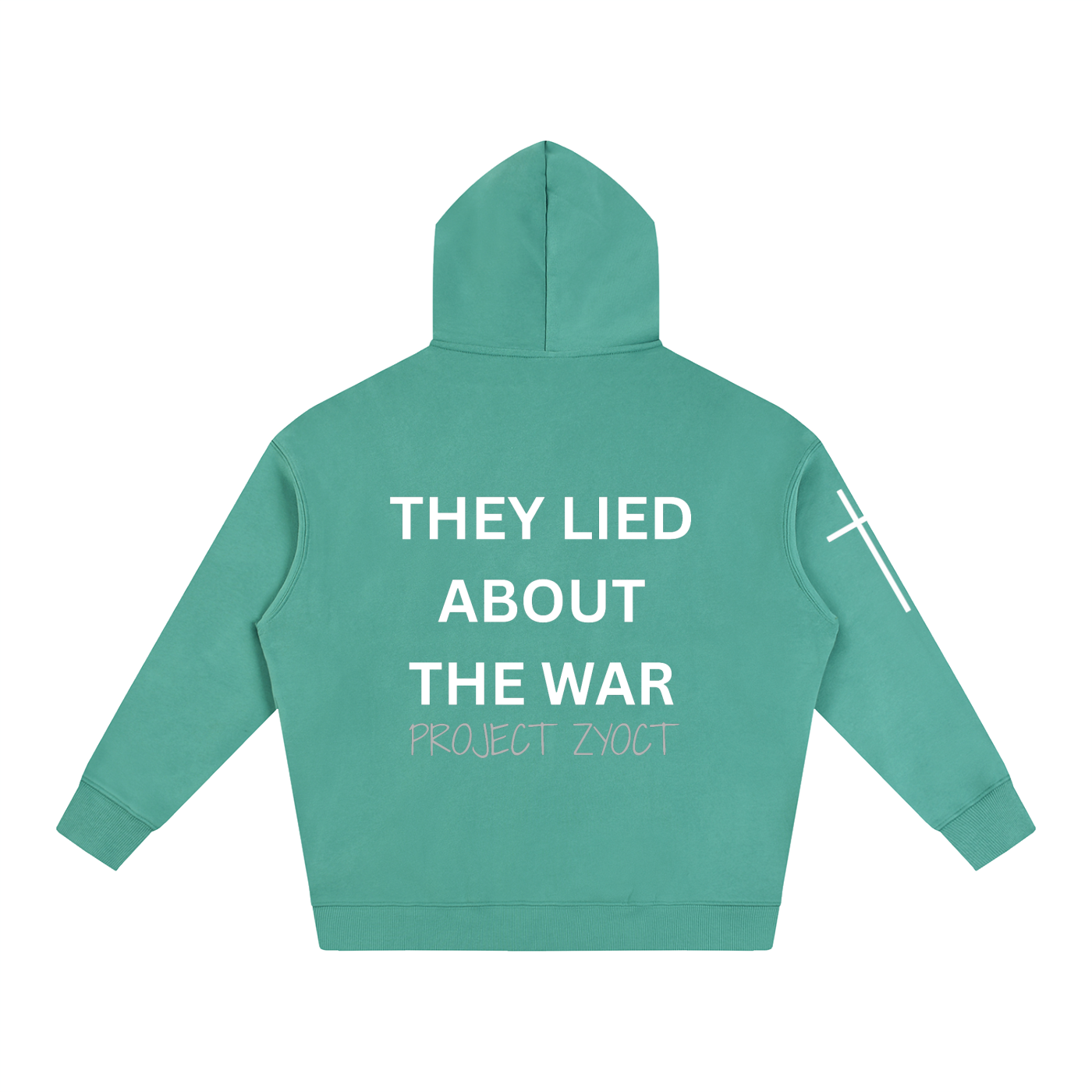 "They Lied About the War" Oversize Hoodie