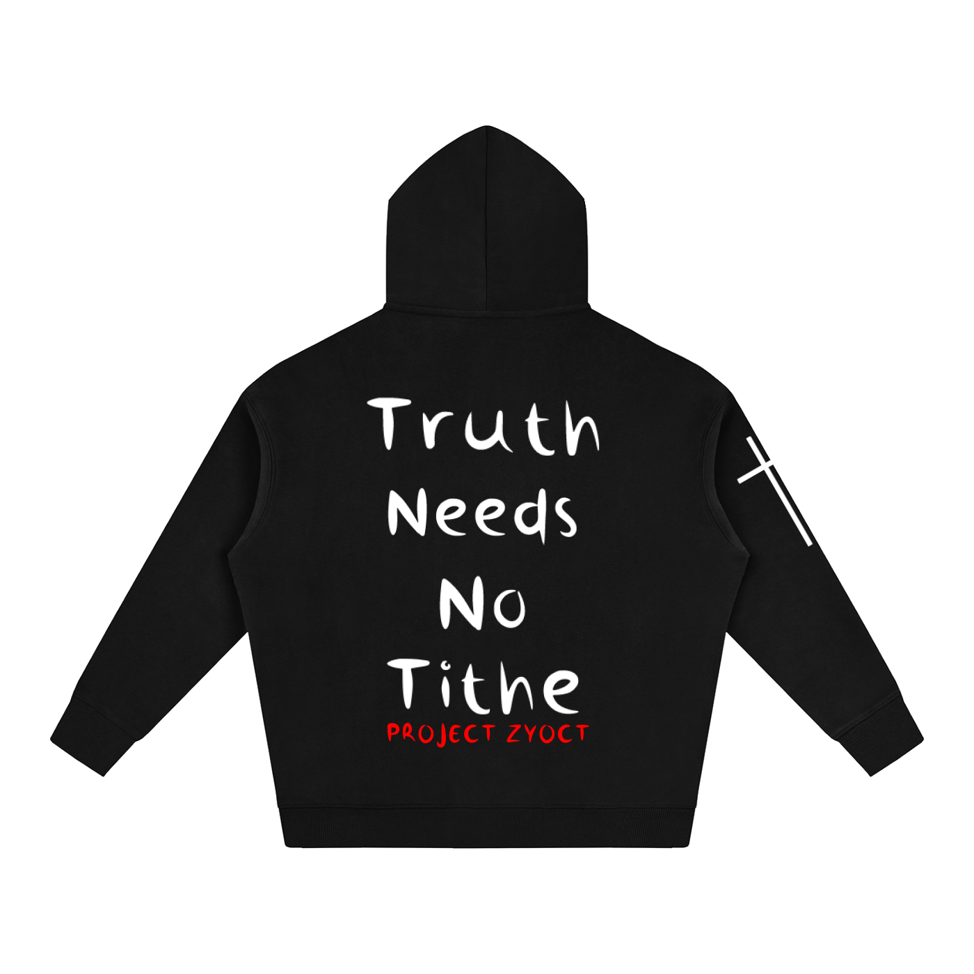 "Truth Needs No Tithe" Oversize Hoodie
