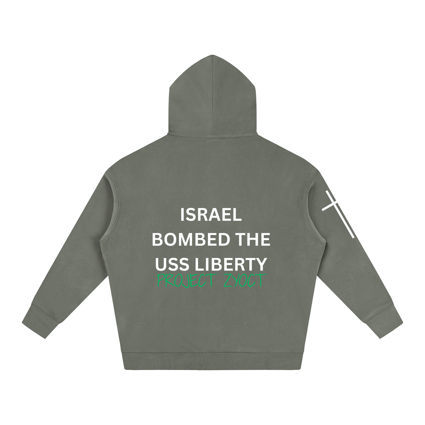 "Israel Bombed the USS Liberty" Oversize Hoodie