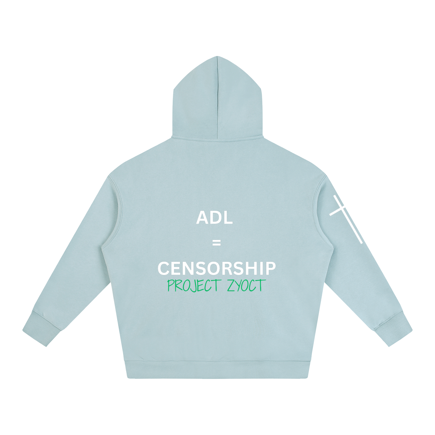 "ADL = Censorship" Oversize Hoodie