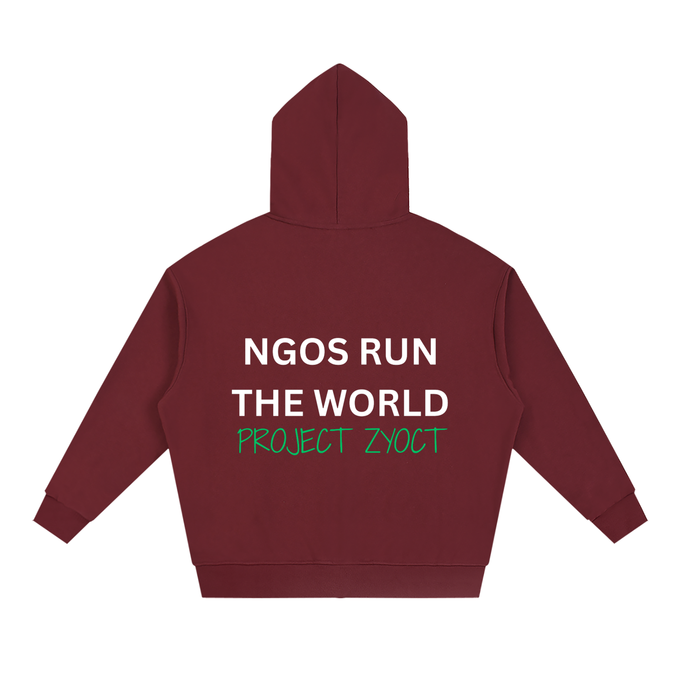 "NGOs Run the World" Full Zip Hoodie