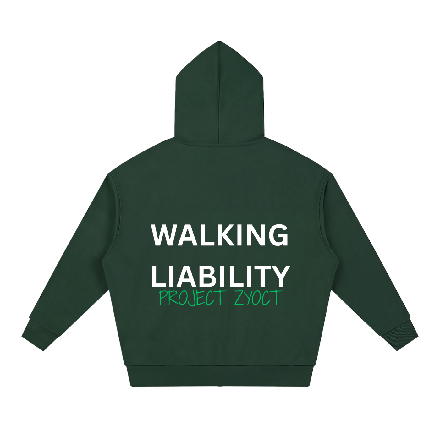 "Walking Liability" Full Zip Hoodie