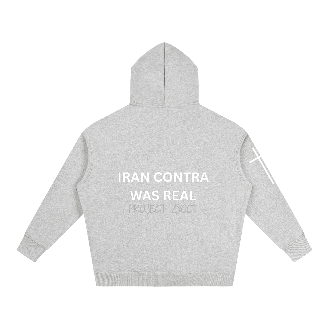 "Iran Contra Was Real" Oversize Hoodie
