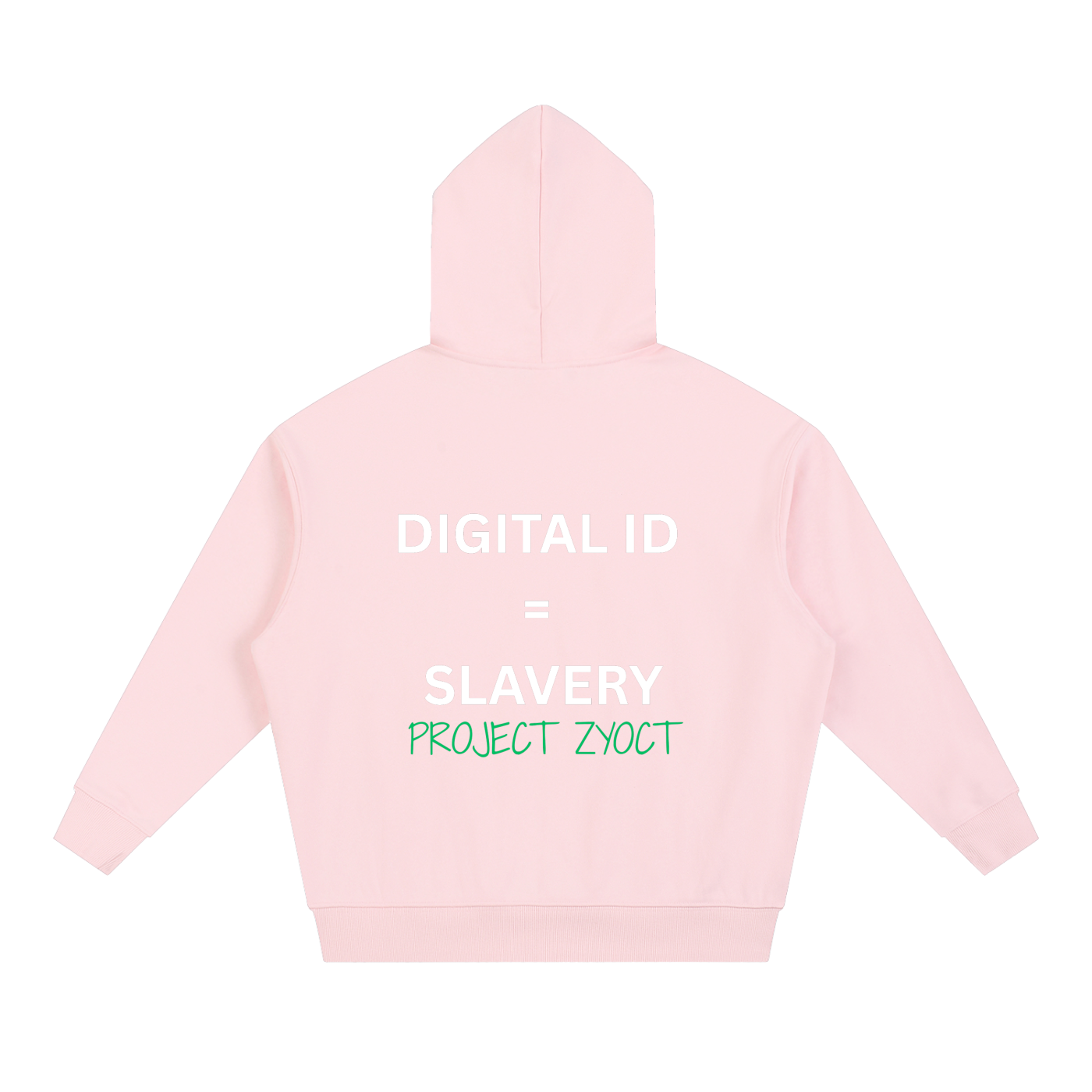 "Digital ID = Slavery" Heavyweight Hoodie