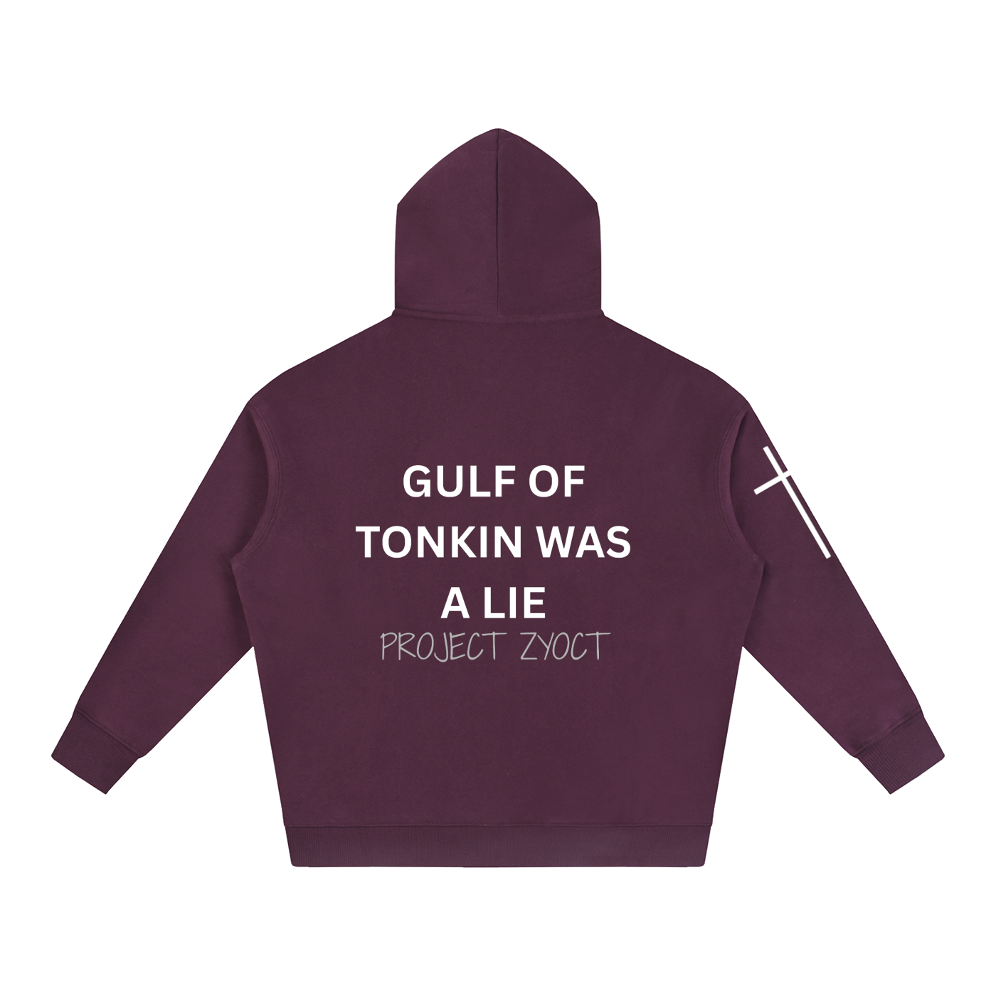"Gulf of Tonkin Was a Lie" Oversize Hoodie
