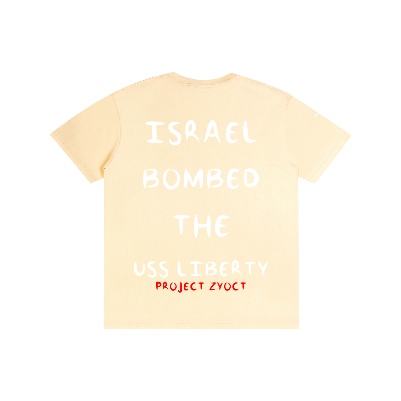 "Israel Bombed the USS Liberty" Cotton T-Shirt