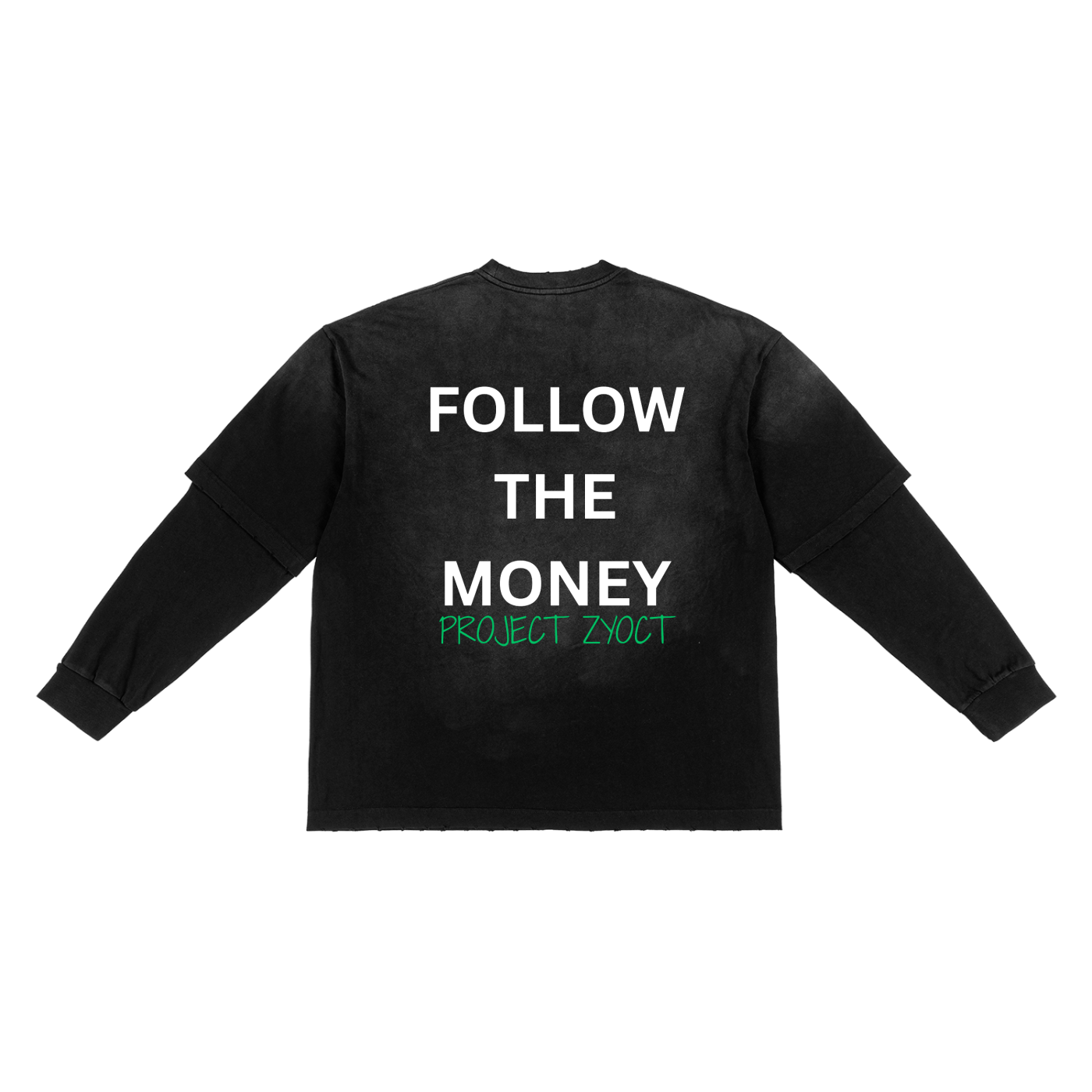 "Follow the Money" Sunfade Two-Piece Shirt