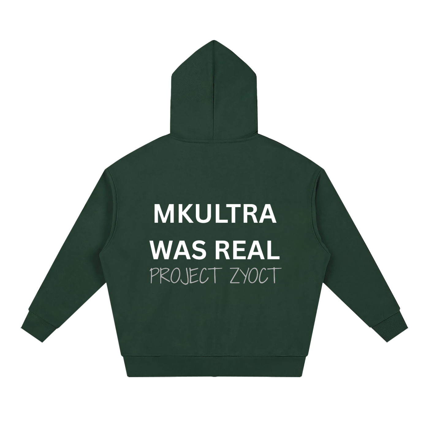 "MKUltra Was Real" Full Zip Hoodie